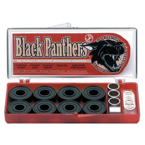 Shortys Black Panther ABEC 7 Skateboard Bearings