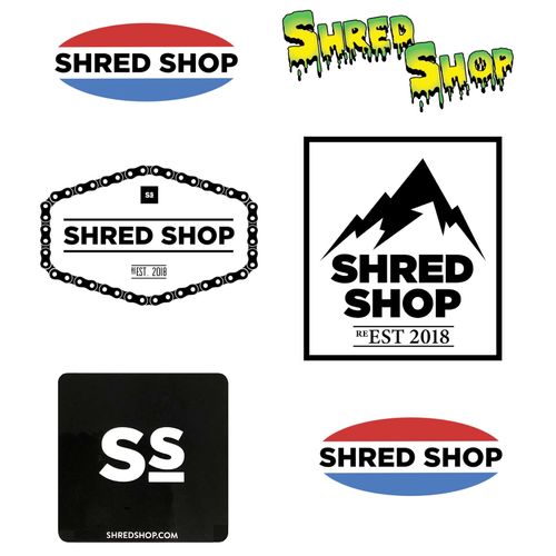 Shred Shop Sticker Assortment Pack