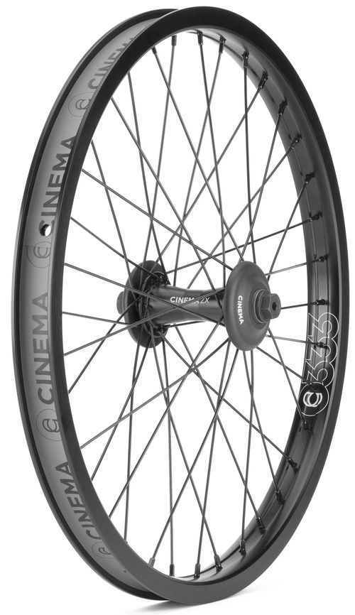 Cinema ZX 333 Front BMX Wheel with Hub Guards