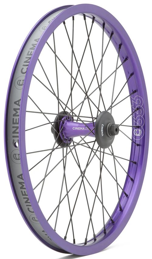 Cinema ZX 333 Front BMX Wheel with Hub Guards