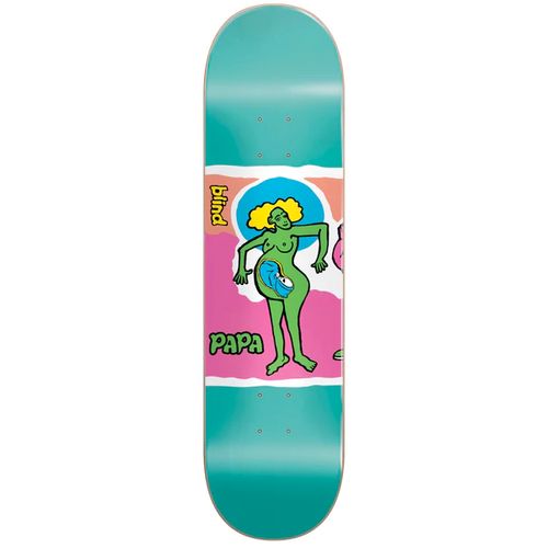 Blind Micky Papa Color Portrait Super Sap Skateboard Deck.